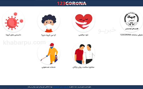 ورود به سامانه 123 کرونا www.123corona.com, سایت خود مراقبتی بیماران کرونایی توسط پزشکان در منزل