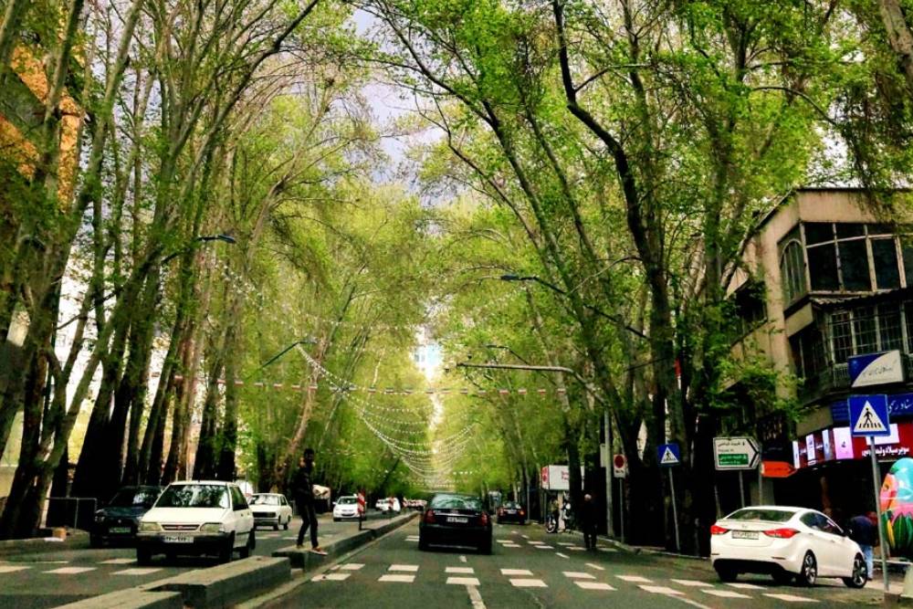 خیابان ولیعصر؛ یکی از خیابان های معروف تهران