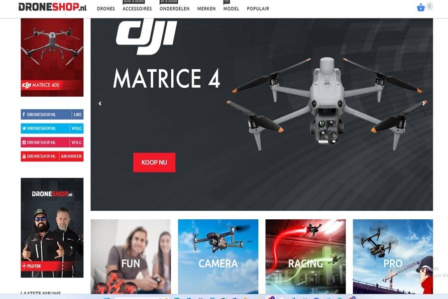 دران شاپ؛ ویترین تمام عیار DJI در اروپا