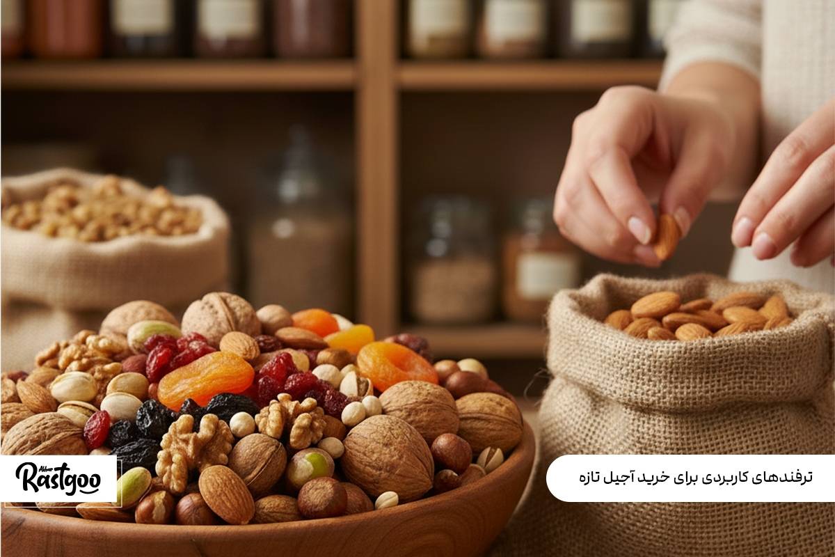 ترفندهای کاربردی برای خرید آجیل تازه