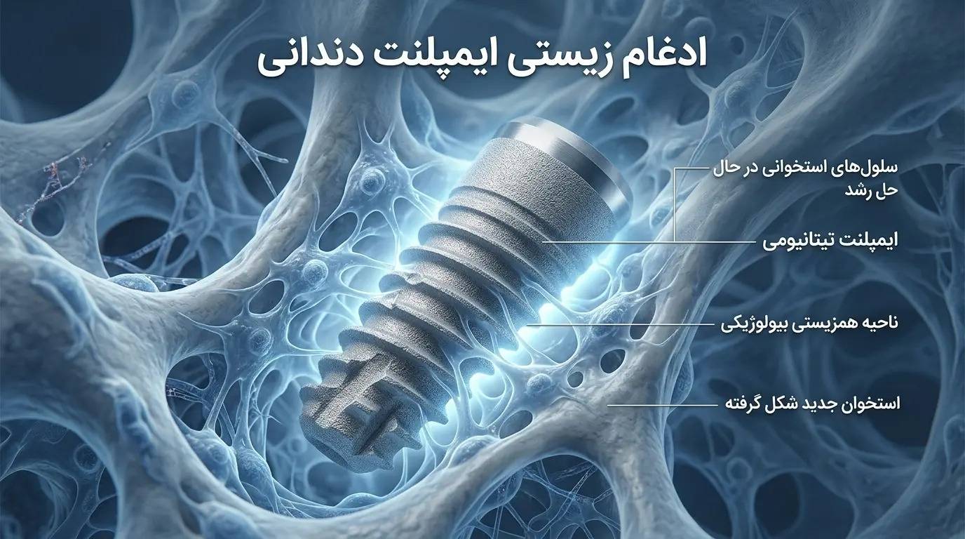 نحوه پیوند ایمپلنت دندان