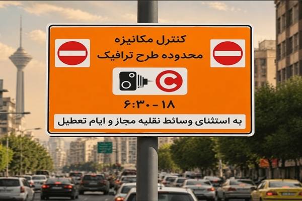 تابلوی طرح ترافیک