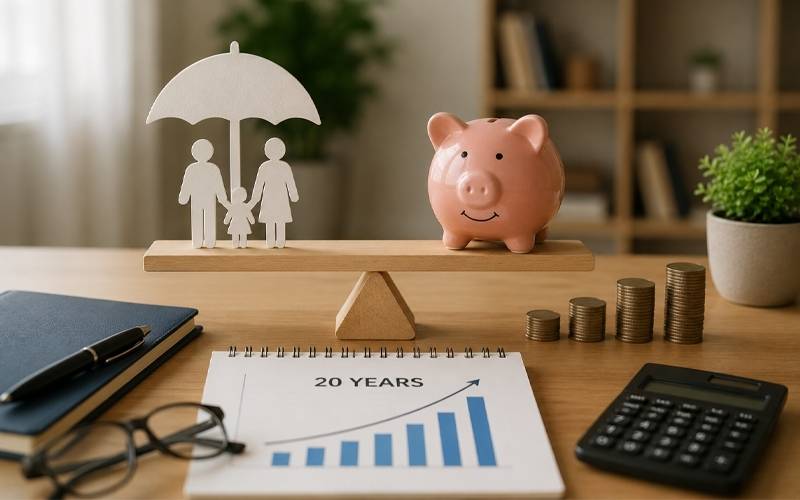 بیمه عمر برای فرزند یا سپرده بانکی؟ مقایسه بازدهی دو گزینه در افق ۲۰ ساله