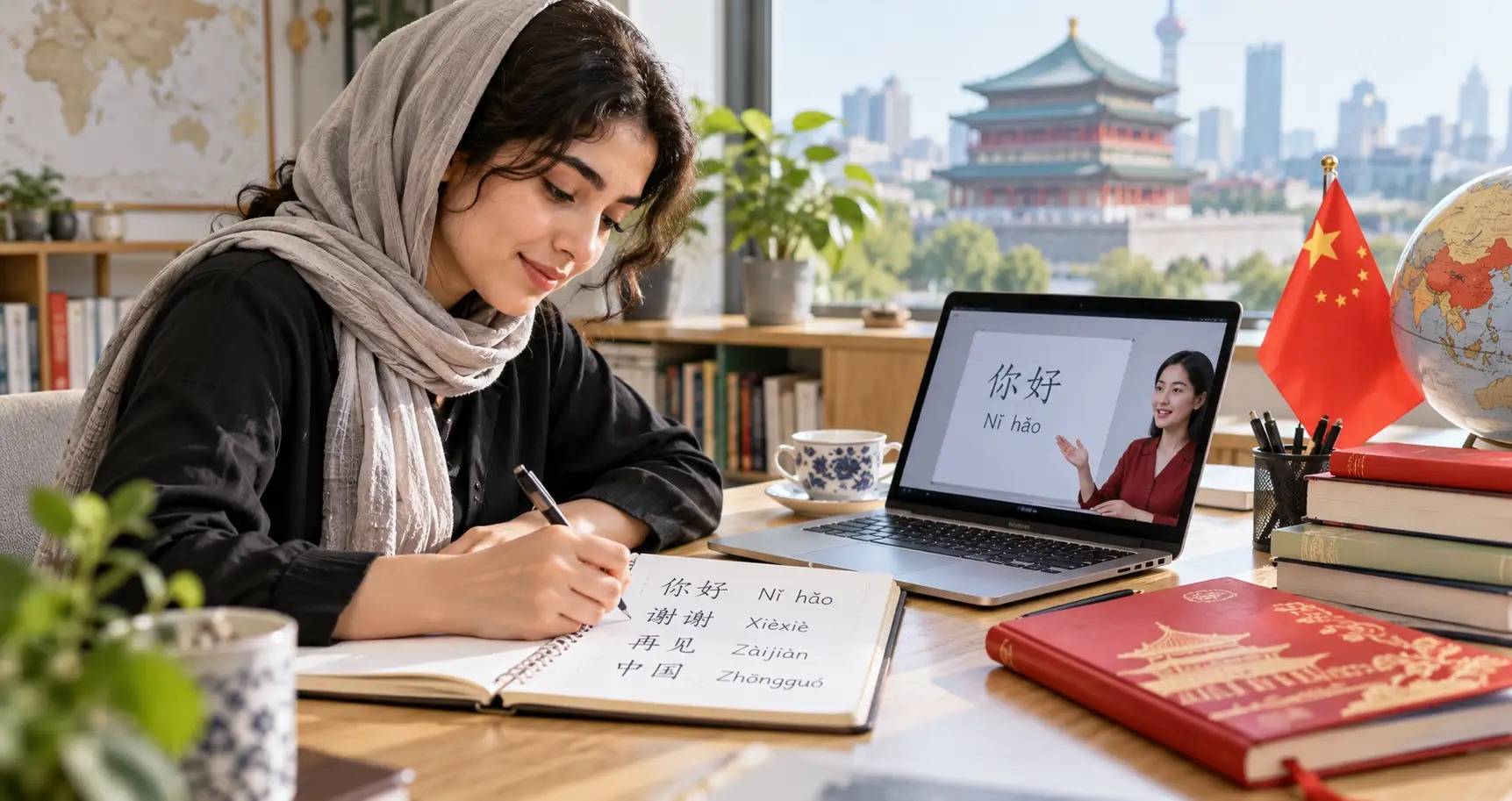 یادگیری زبان چینی به فارسی و رایگان برای تحصیل در چین