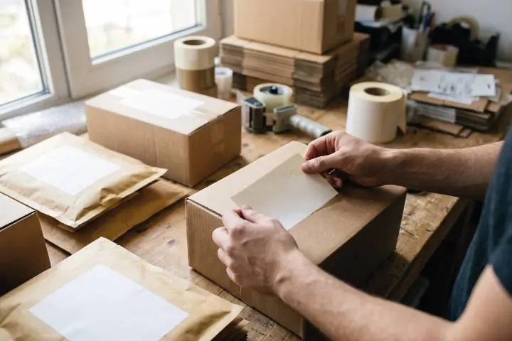 برچسب گذاری و معرفی برند روی بسته بندی کالاها